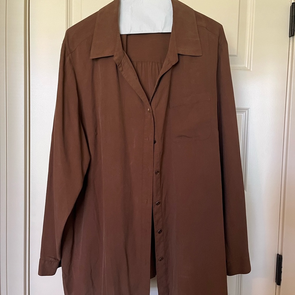 COPY - Brown Button-Up Shirt